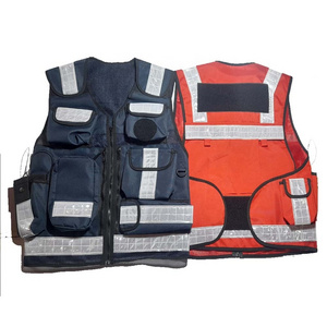 Customized design First Aid Response Hi Visibility Paramedic Ambulance Rescue Mesh Reflective medical Safety Vest