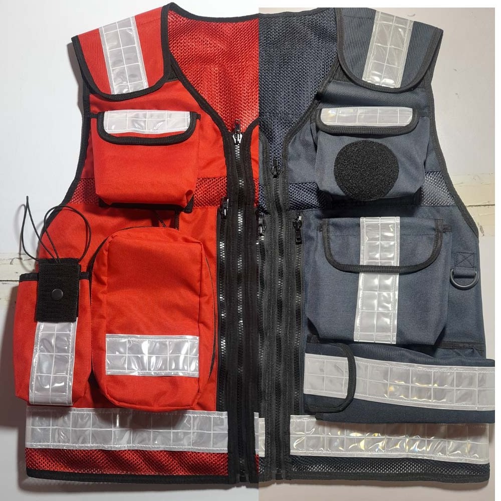 Customized design First Aid Response Hi Visibility Paramedic Ambulance Rescue Mesh Reflective medical Safety Vest