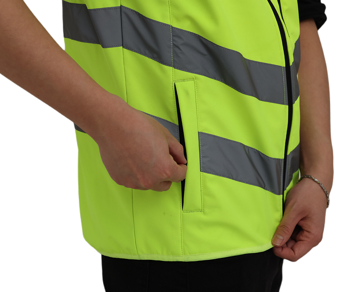 Custom waterproof High Visibility Winter Security Jacket, Hi Vis Long Sleeve Shirt Construction Safety Vest