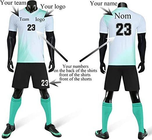 Custom Sublimation Soccer Jersey for Kids, Adult And Men Size Soccer Uniforms for Men Women with Name Team Number Logo