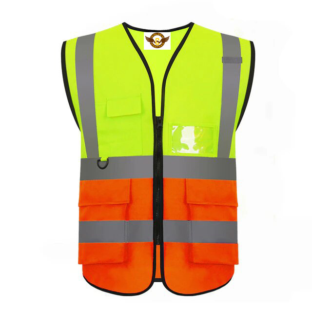 Safety Vest With Logo Customized Reflective Vest With Company Logo Printing High Visibility Work Vest For Men and Women