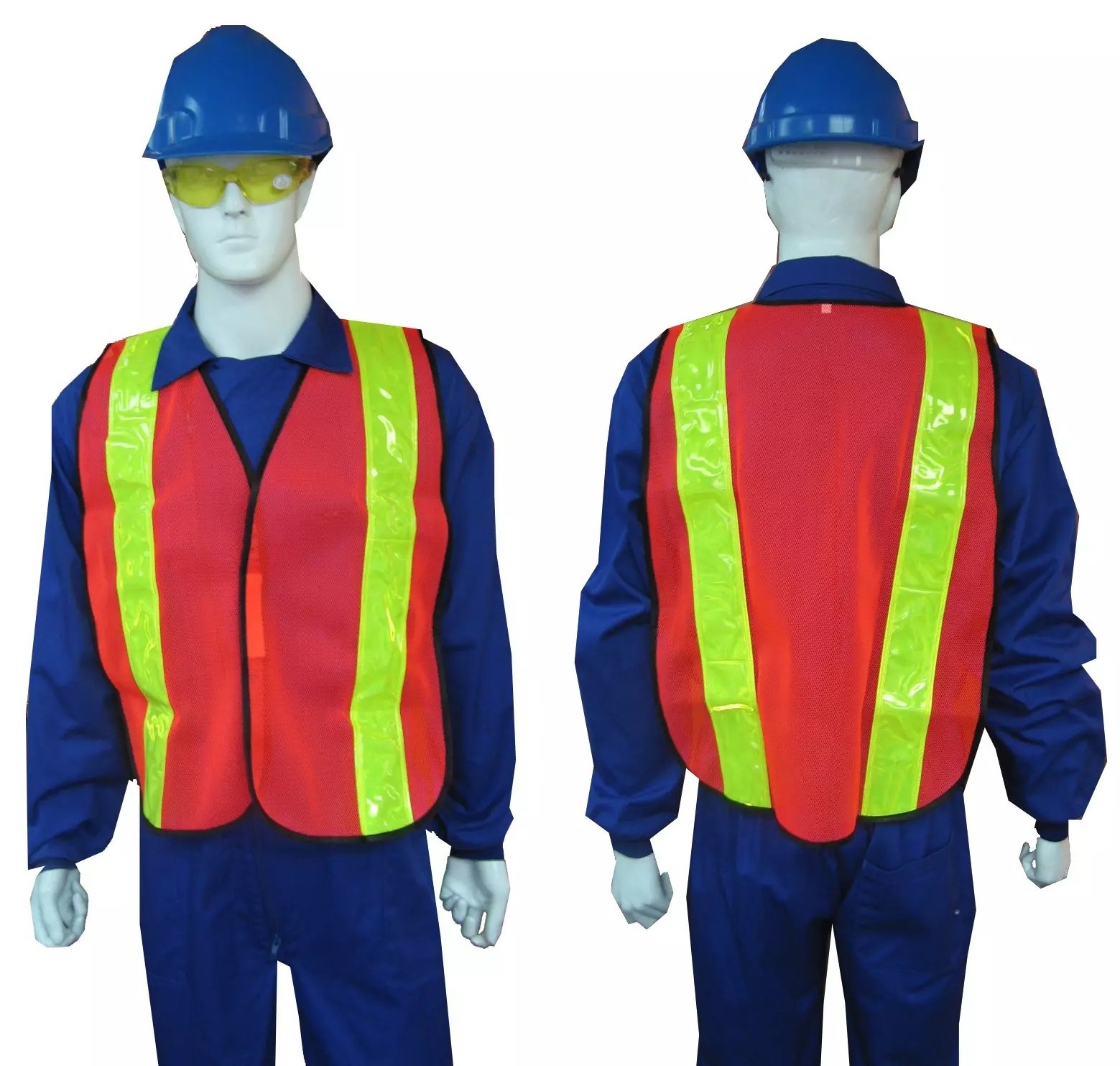 Hi viz reflective safety vest logo front construction traffic bicycle sport safety vest for worker bike safety vest