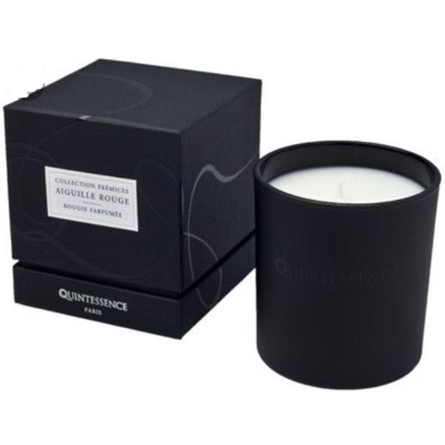 Personalize Scented Candle in Black Glass Holder with Gift Box