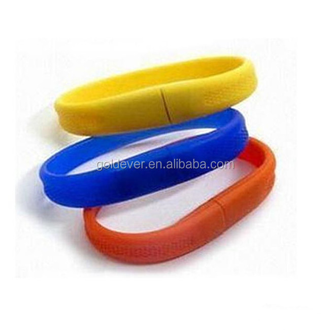 USB Flash Pen Drive silicone slap bracelet 8gb 16gb 32gb 48gb usb pendrive Wristband USB Flash Drive