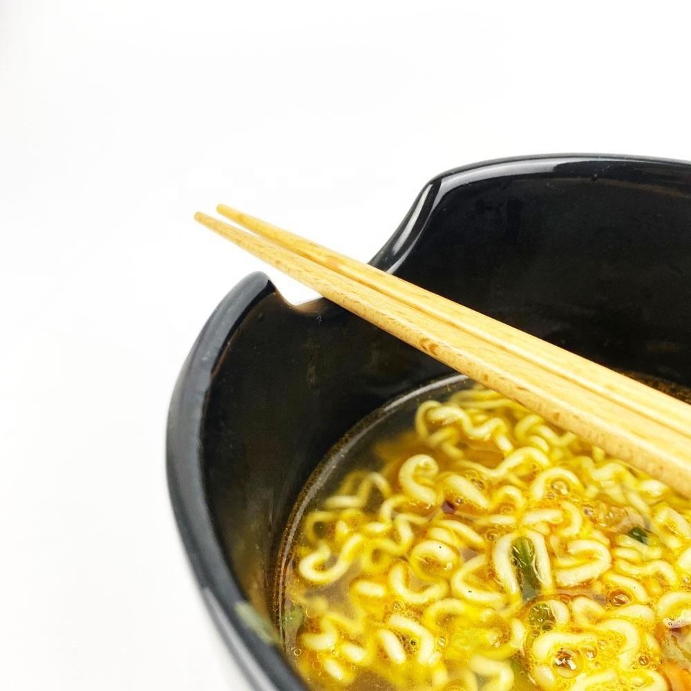 Noodle Bowl 100% High Quality Tableware Set Ramen Noodle Soup/Rice Ceramic Bowl with Chopsticks