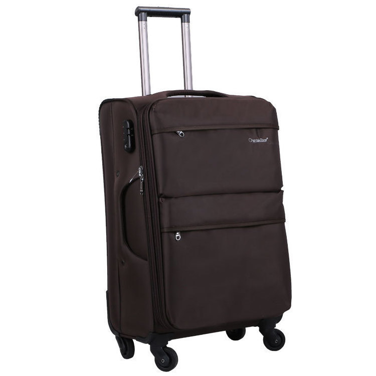 100% Polyester Spinner Luggage Lightweight Suite Case Set Softshell Travelling Box Trolley Luggage Bags