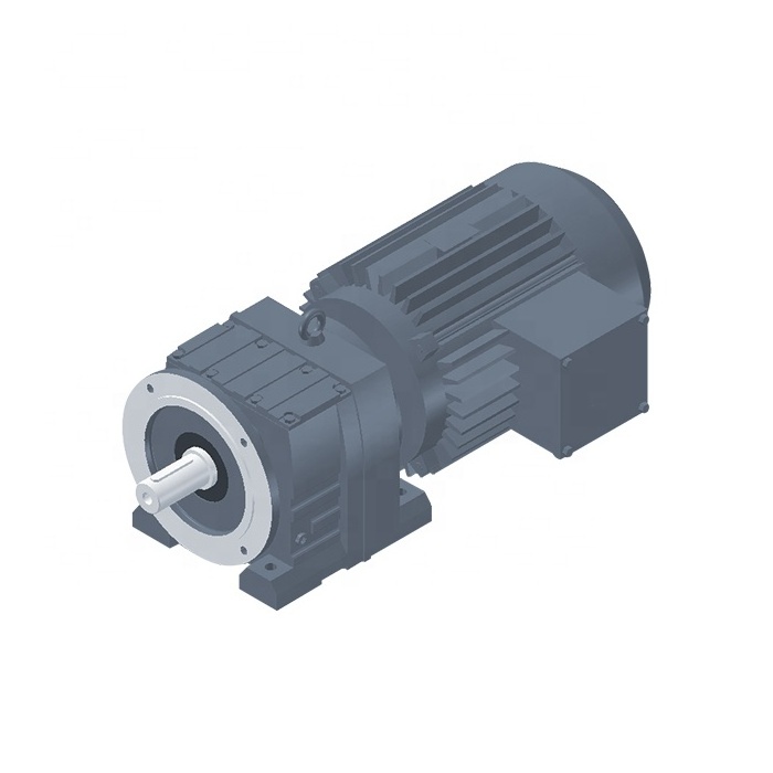 Shanghai professional manufacture R Series helical r series gear reducer and three phase motor