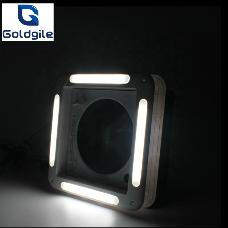 Goldgile RV and caravan Roof hatch with LED lights