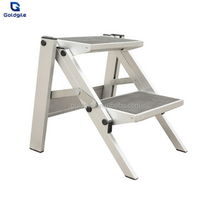 Goldgile quality Aluminum Work Platform Stage Step Ladder