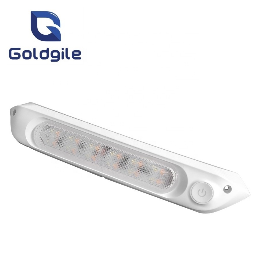 Goldgile RV New Design LED awning light with Dual Amber and White light