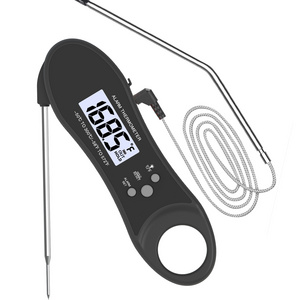 Dual Probe Digital Food Cooking Thermometer Instant Read Plastic Grilling BBQ Meat Thermometer