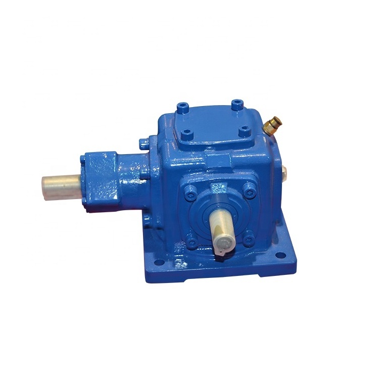 Helical cone gearbox 90 degree reduction steering gear box T series gearbox with Small vibration