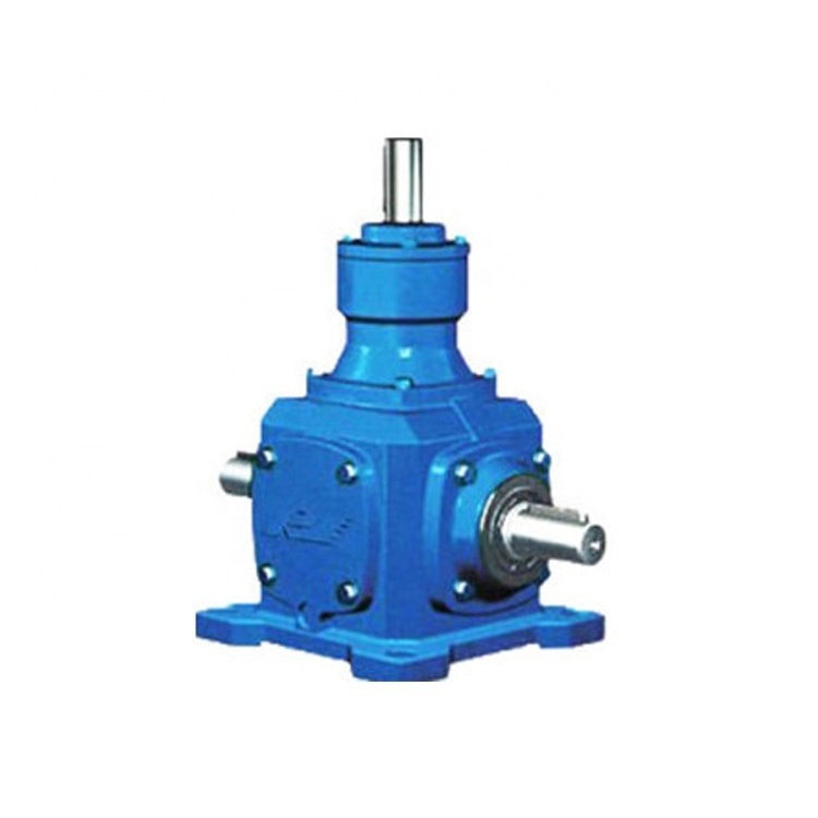 Helical cone gearbox 90 degree reduction steering gear box T series gearbox with Small vibration