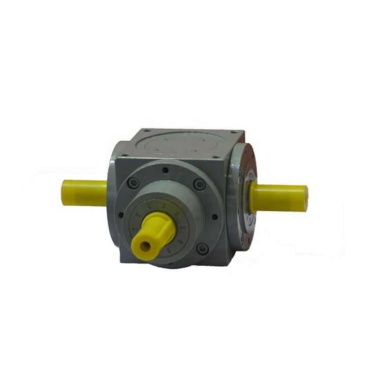 Helical cone gearbox 90 degree reduction steering gear box T series gearbox with Small vibration