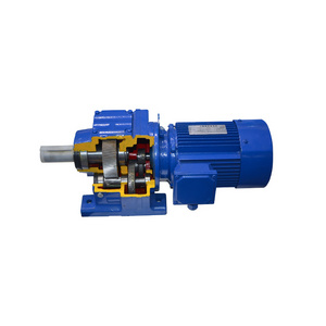 R67 R77 R87 R type helical reduction gearbox servo motor reducers sew electric helical gear motor speed reducer