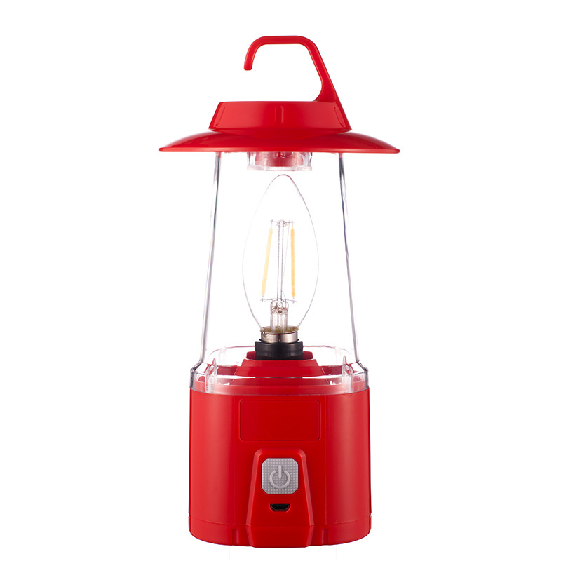 DC 5V Retro Rechargeable Revertible Filament  Romantic Night Light And Camping Lantern