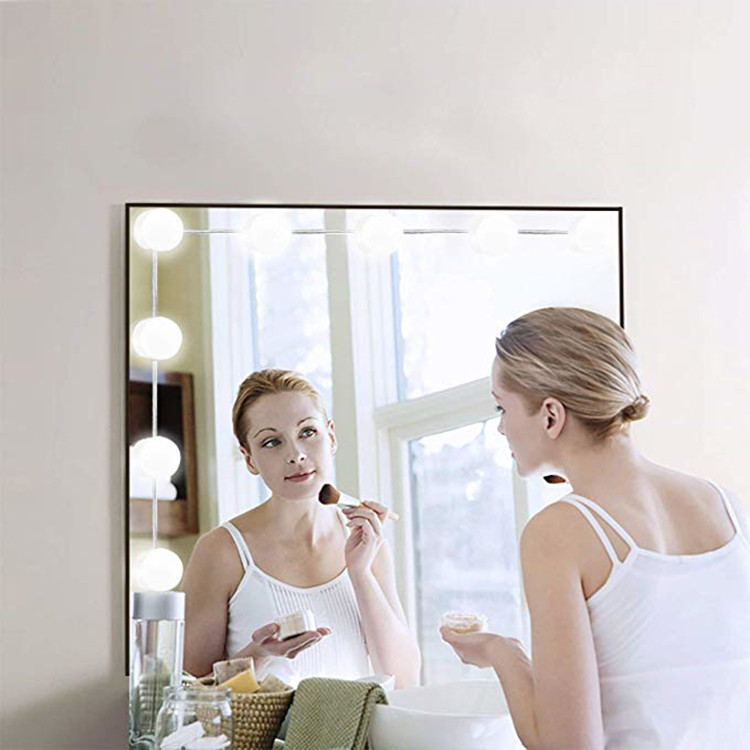 Wholesale Touch Sensor Hollywood Make Up Cosmetic Mirror With 10 Pcs Dimmable Bulbs