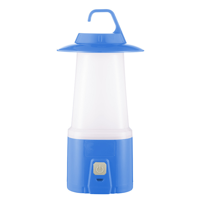 USB wireless Rechargeable Table Lamp Camping LED Lantern With Hook For Indoor And Outdoor