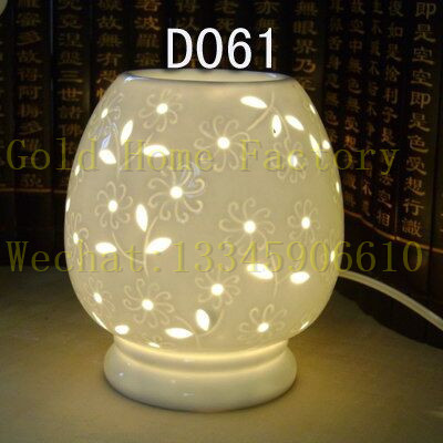 factory electric aroma essential oil diffuser ceramic oil lamp burner