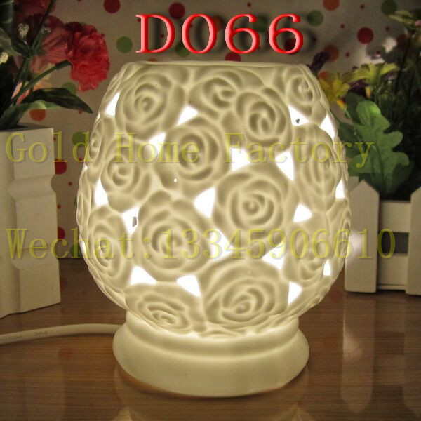 factory electric aroma essential oil diffuser ceramic oil lamp burner