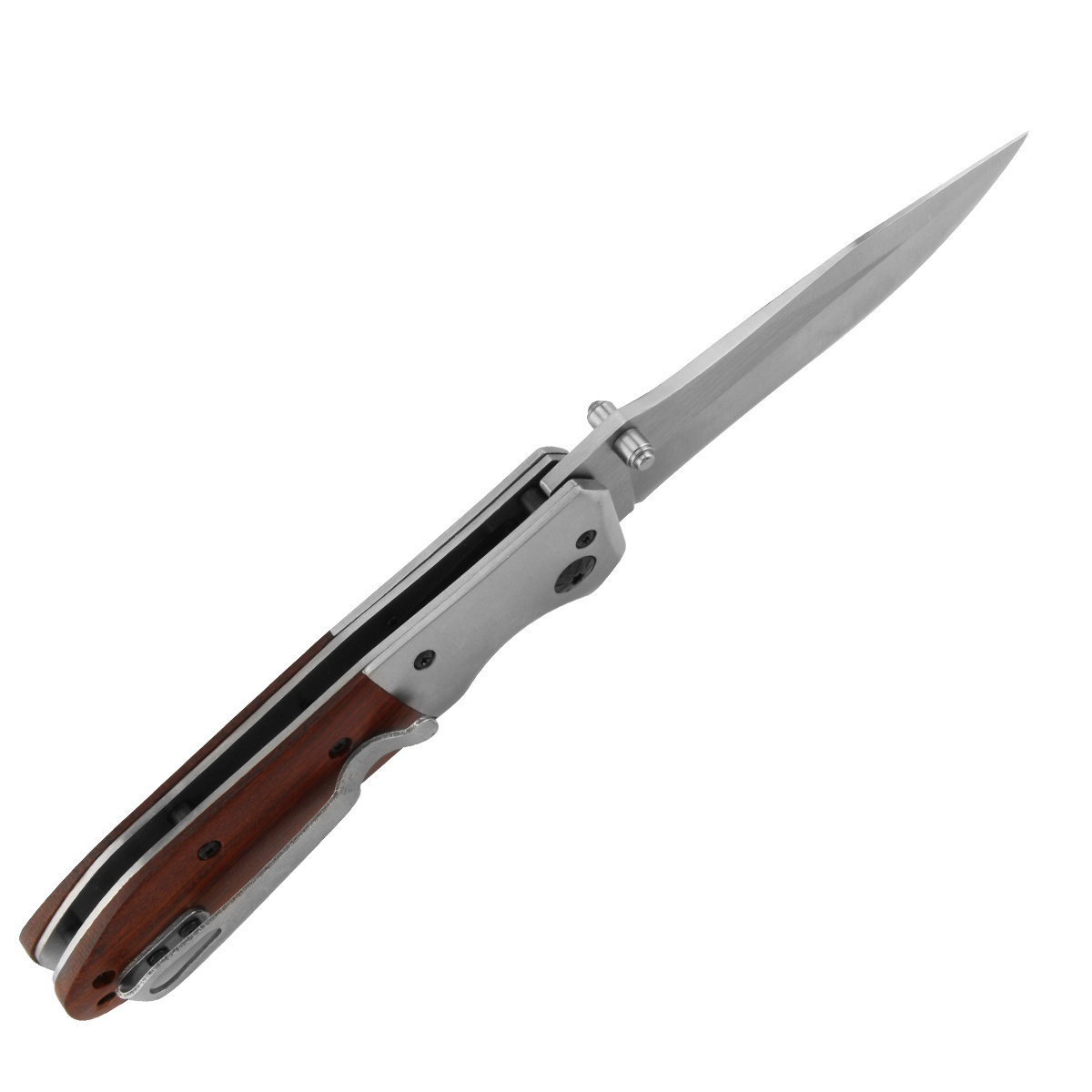 DA51 Hot Sell Wood Handle Survival Gift Knives 3CR13 Stainless Steel Pocket Folding Knife