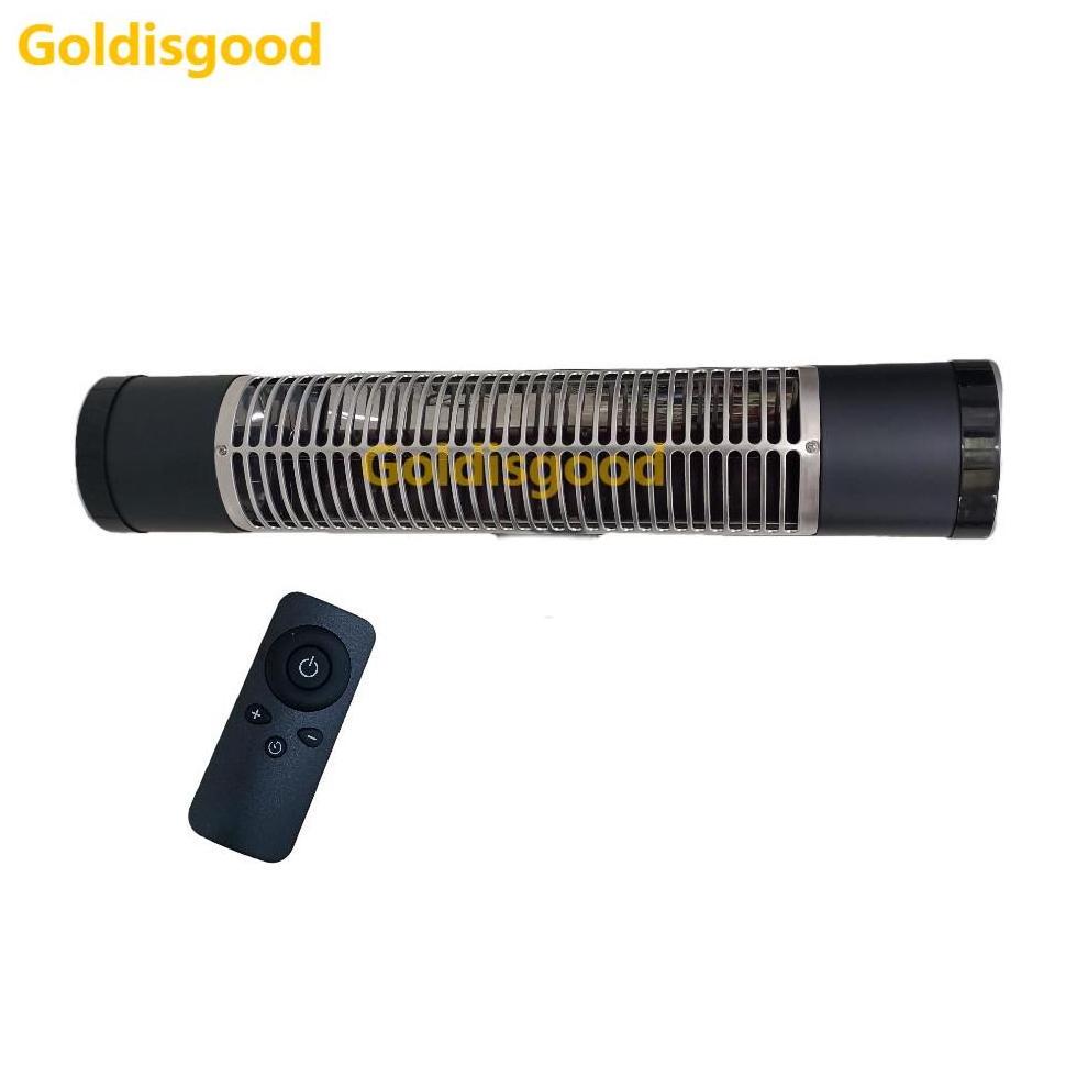 1000W 1500W IPX4 Waterproof Wall-mounted Heater Far Infrared Patio Heater for Winter Warming