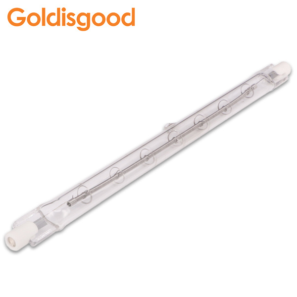 Customized Infrared Quartz Lamps  ROHS CE Heating Element Clear Coated Quartz Halogen Infrared Heating Lamp for Greenhouse