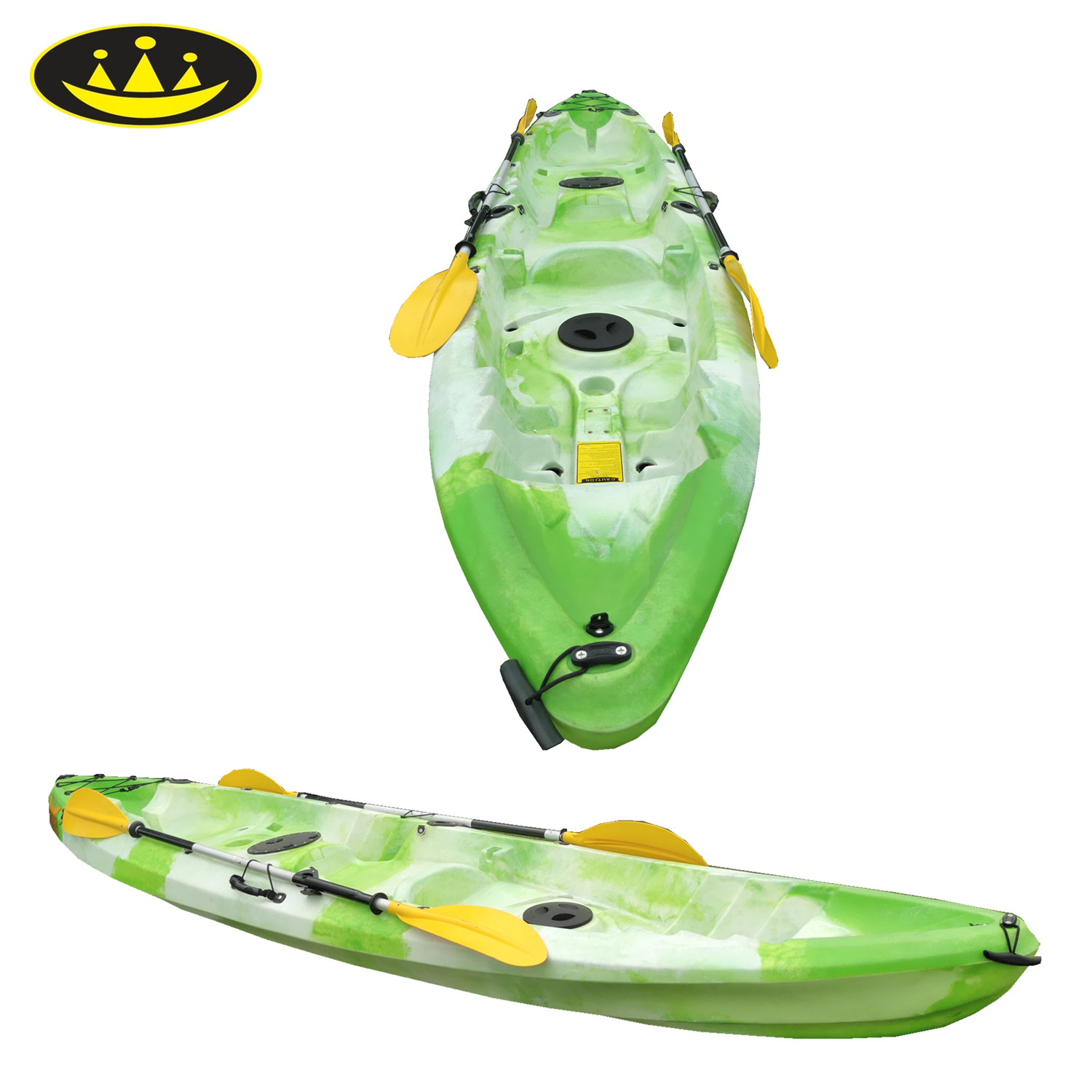 Wholesale hot selling three person fishing kayak family kayak/ two 8