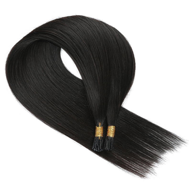 Hot Selling Brazilian Microlink Hair Extensions Straight I Tip Human Hair Virgin Micro Loop Ring Hair For Women