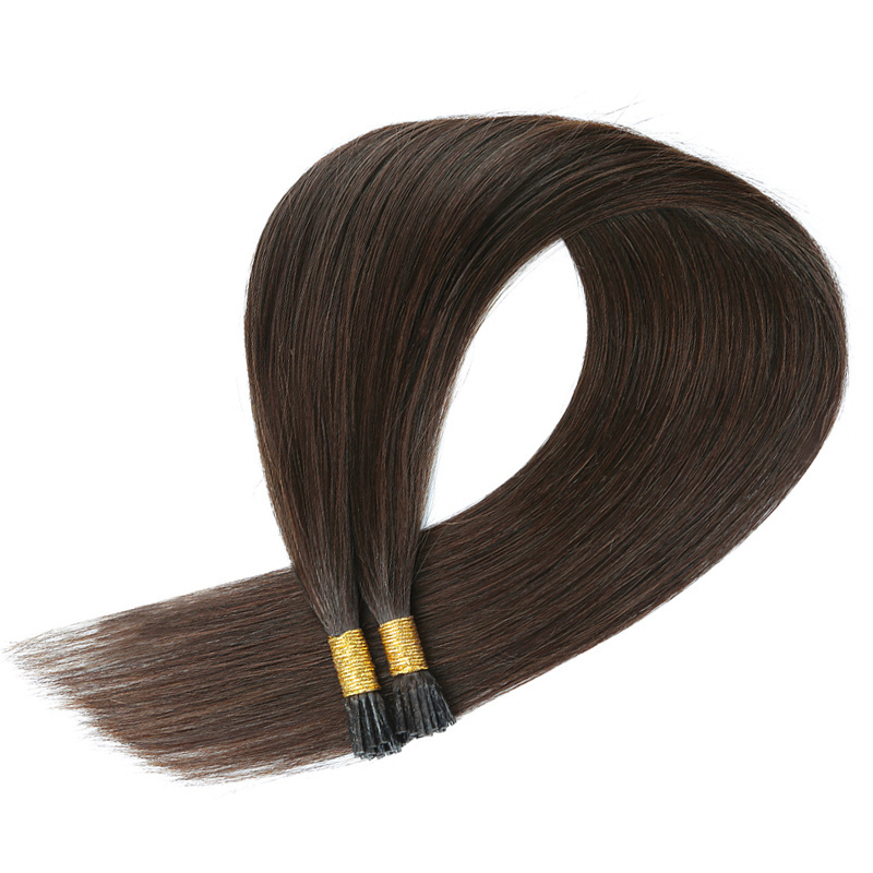 Hot Selling Brazilian Microlink Hair Extensions Straight I Tip Human Hair Virgin Micro Loop Ring Hair For Women