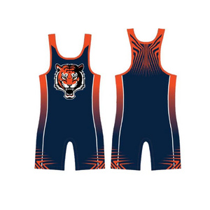 Professional Custom Top Quality Team Sublimated Wrestling Singlet Pro Tights Clothes