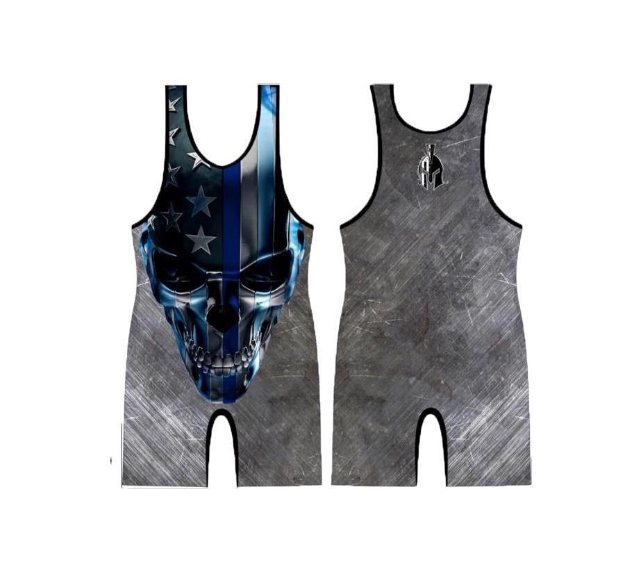 Professional Custom Top Quality Team Sublimated Wrestling Singlet Pro Tights Clothes