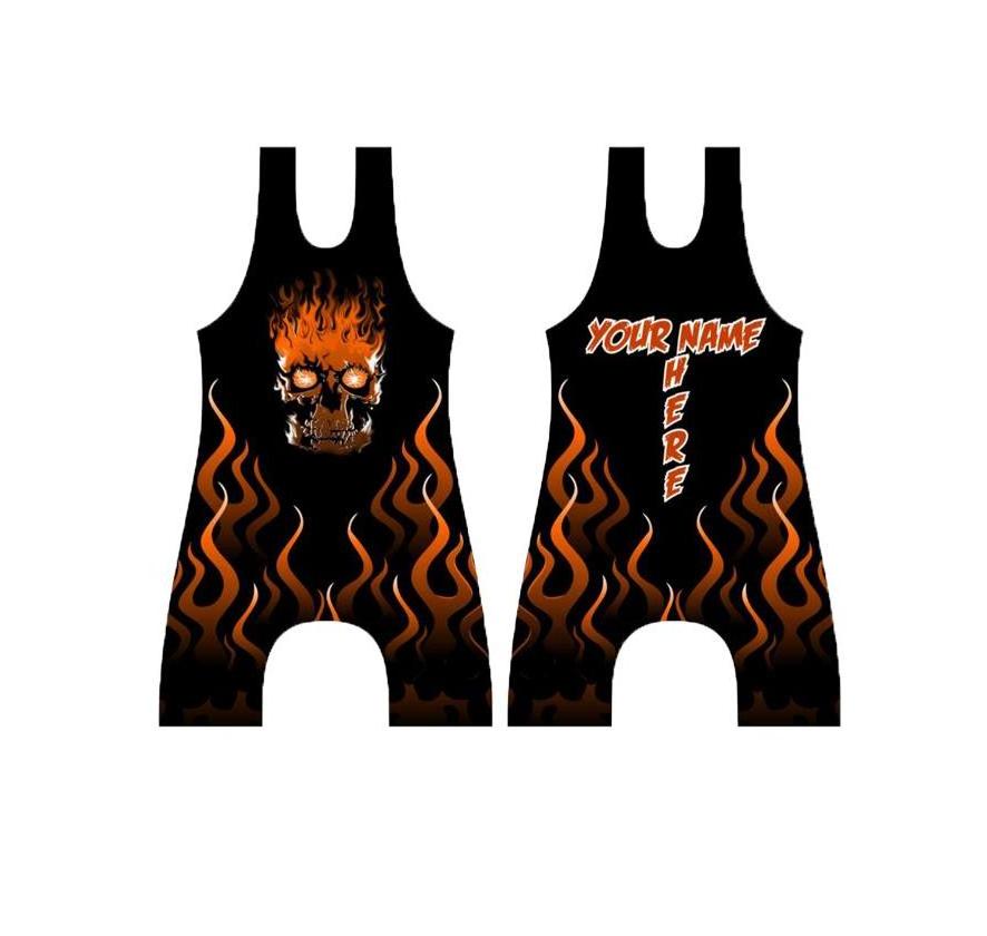 Professional Custom Top Quality Team Sublimated Wrestling Singlet Pro Tights Clothes