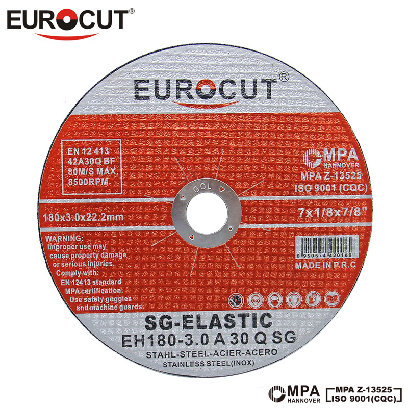 EUROCUT super thin 180x1.6mm abrasive cut off wheels cutting disc 7