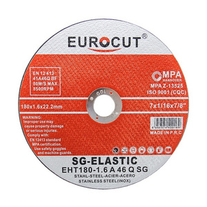 EUROCUT super thin 180x1.6mm abrasive cut off wheels cutting disc 7"