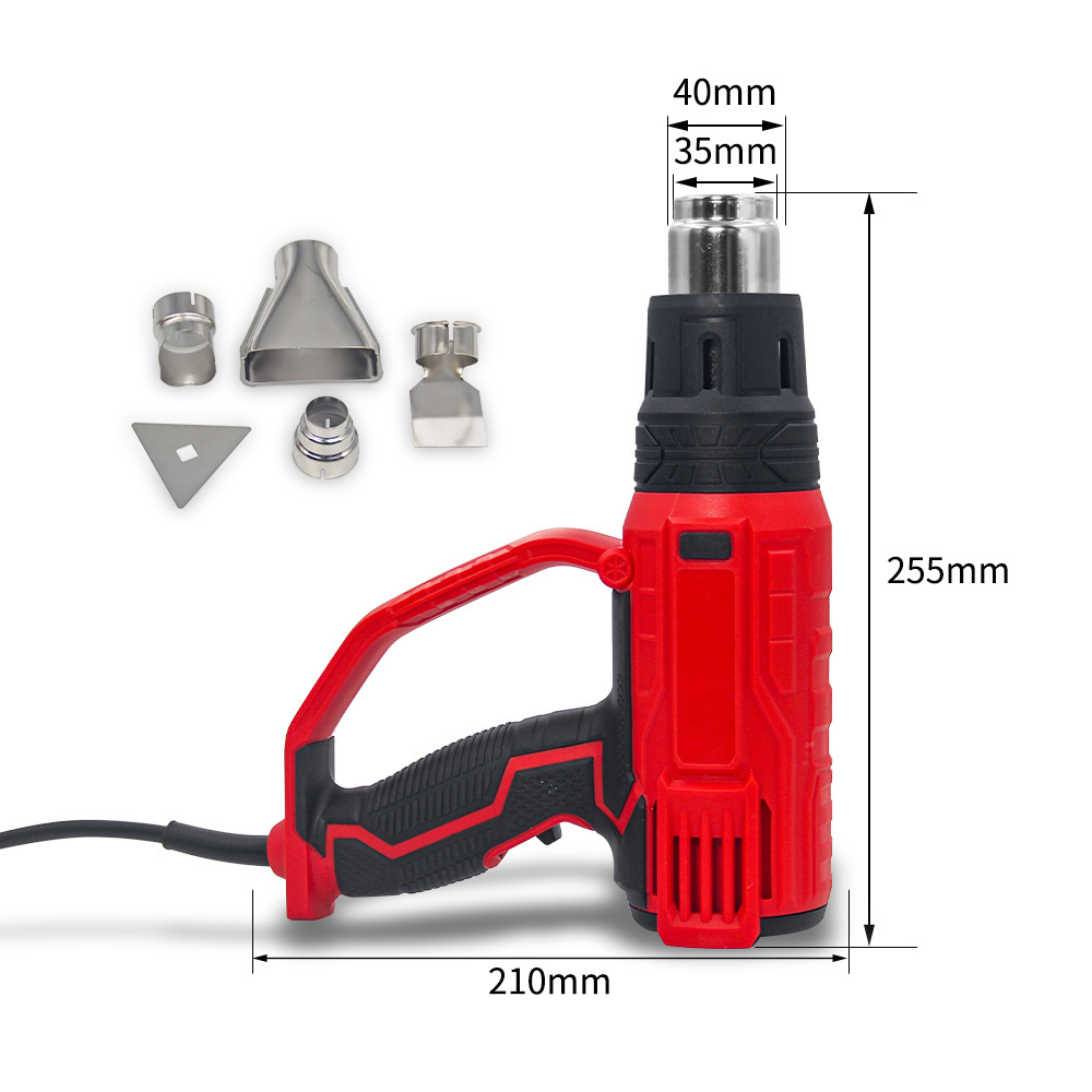 JKINGS Power Tool 2000W Professional Industrial Electric Welding Machine Plastic Vinyl Plastic Wrap Heat Gun