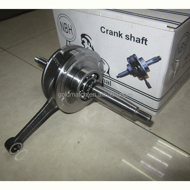 Bajaj boxer ct 100CC spare parts motorcycle crankshaft with Tin connecting rod