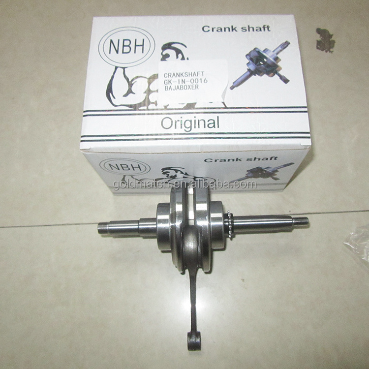 Bajaj boxer ct 100CC spare parts motorcycle crankshaft with Tin connecting rod