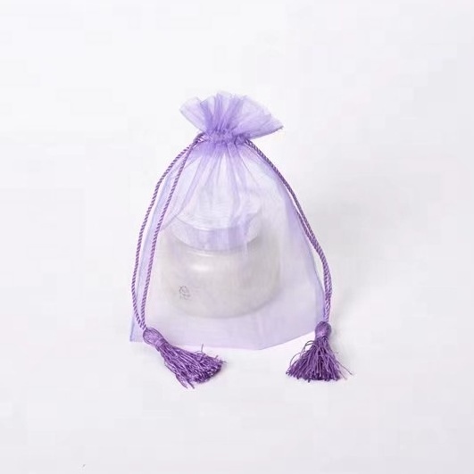 hot sales gauze fabric bag sheer organza fabric for gift net bag 25*30cm organza envelope bag with ribbon velvet pouch