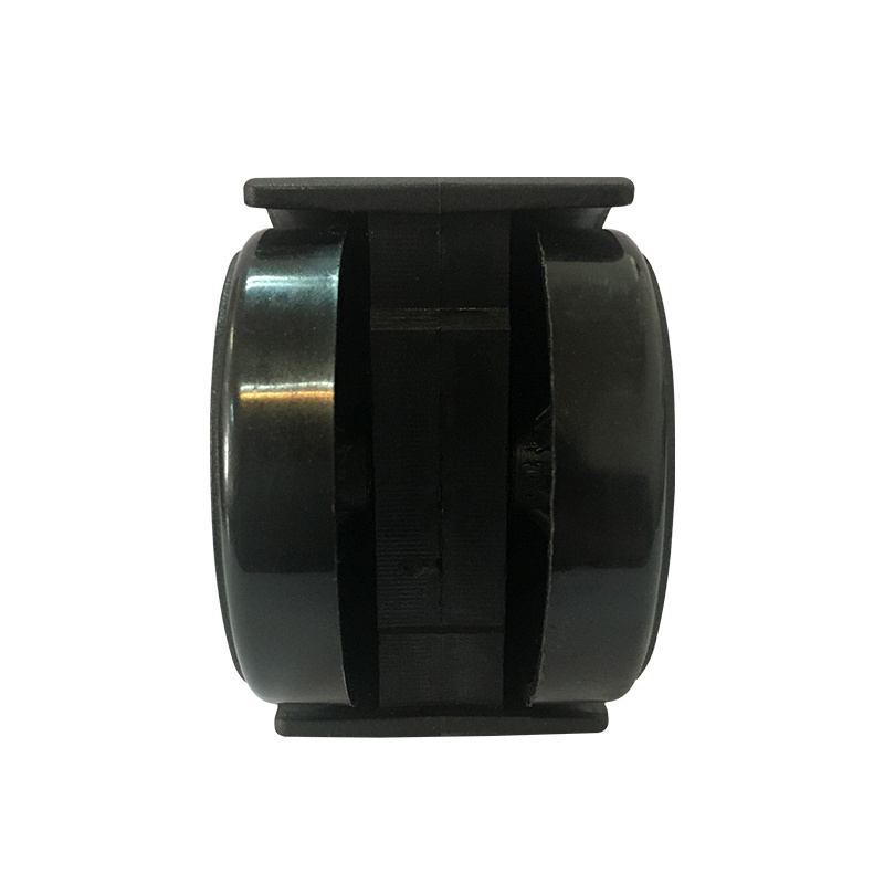 1.5 inch and 2 inch diameter nylon material twin wheel caster and castor wheel for air cleaner