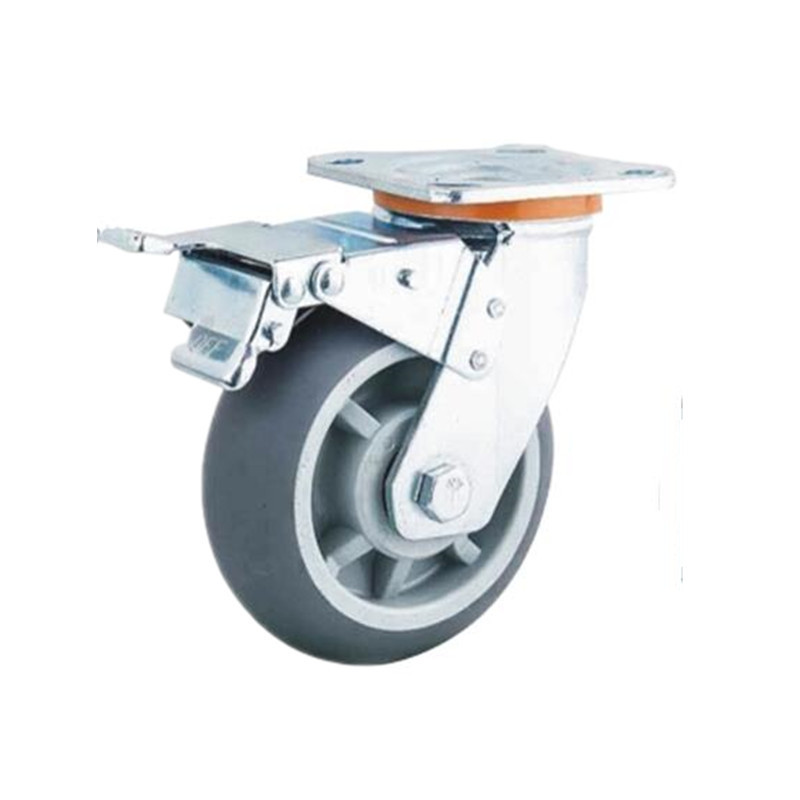 Heavy Duty Casters 500kg Caster Wheels 3 Years Plate Casters Medical 8 Inch Other,tpr CN;GUA W39ZPQ GS