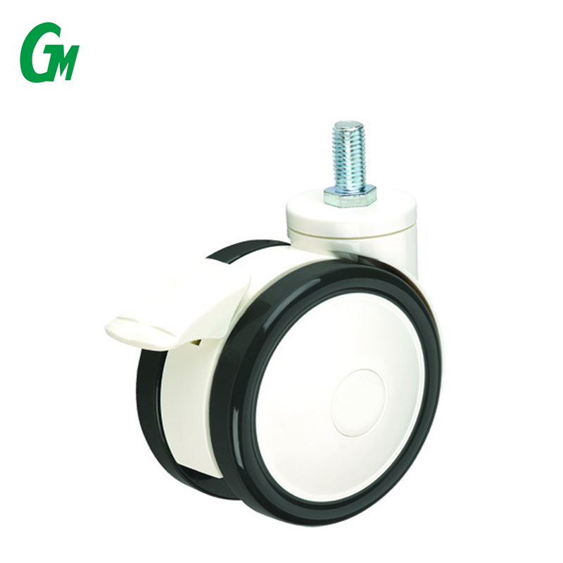 Secure high quality hospital bed medical caster wheel stryker stretcher caster 3 function .medical caster