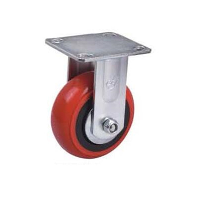 Castor Wheels 300kg Heavy Duty Red Caster USA and Korea Hot Sell 100mm with 113*98mm Plate Plate Swivel 3 Years 4/5/6/8 Inch