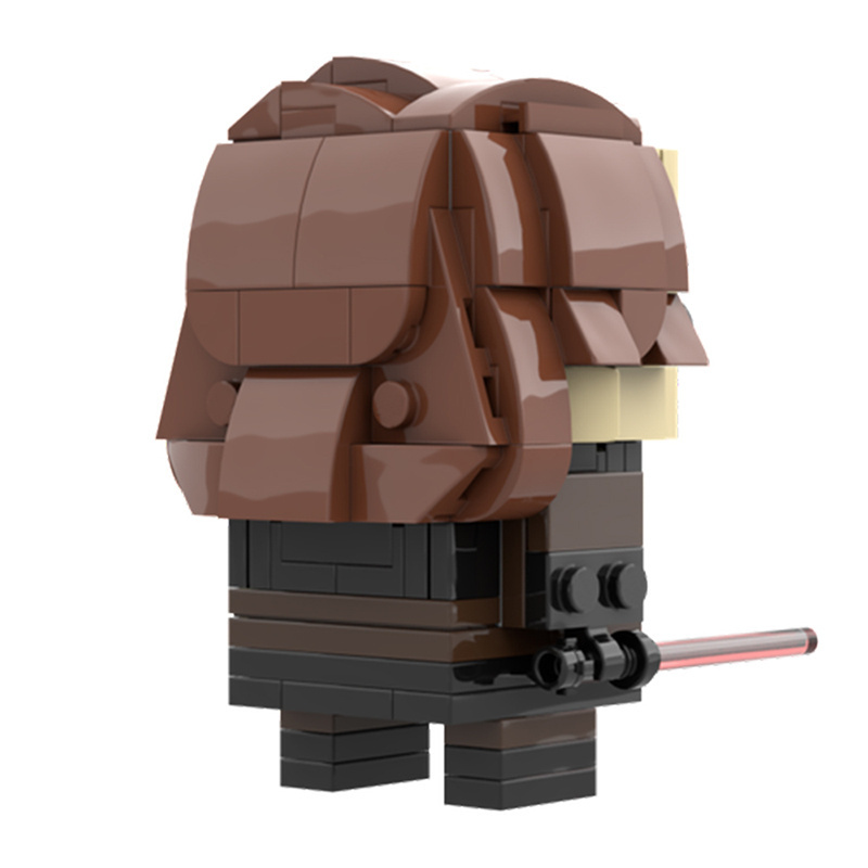 GoldMoc MOC-74200 Anakin Brickheadz Mini Block Toys Star Brick Wars Head Bricks Figures Building Blocks Toy