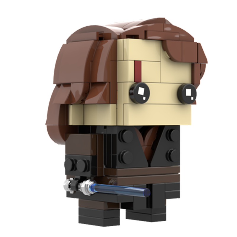 GoldMoc MOC-74200 Anakin Brickheadz Mini Block Toys Star Brick Wars Head Bricks Figures Building Blocks Toy