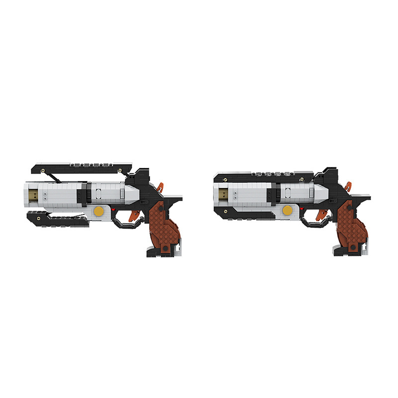 Video Games Toys Gun Model Bricks Sets GoldMoc Wingman Revolver Puzzle Toy Building Blocks Toys