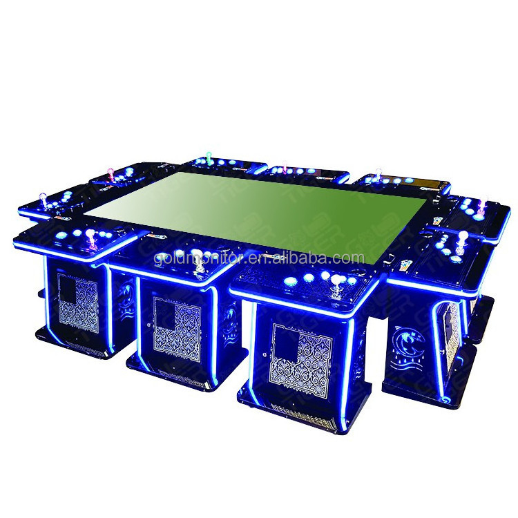 2024 Arcade Coin Operated 10 Player Fish Game Kit Cabinet Table Software Ocean King