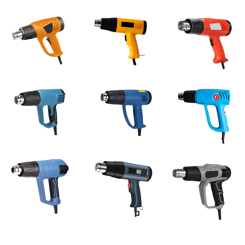 GOLDMOON Heat Gun Kit 2000W with Dual-Temperature Hot Air Gun 122F-1022F Heating in Seconds DIY Shrink PVC Tubing/Wrapping/