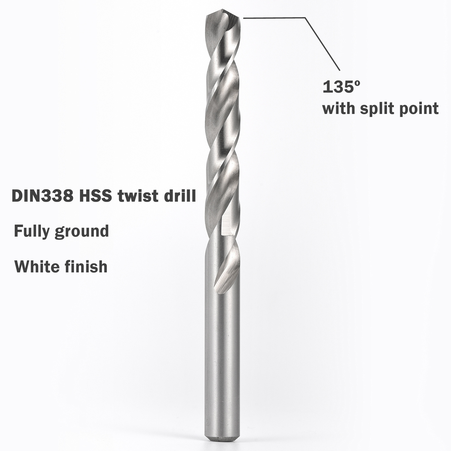 GOLDMOON Straight shank morse taper shank hex shank jobber length drilling metal cobalt HSS twist drill bit