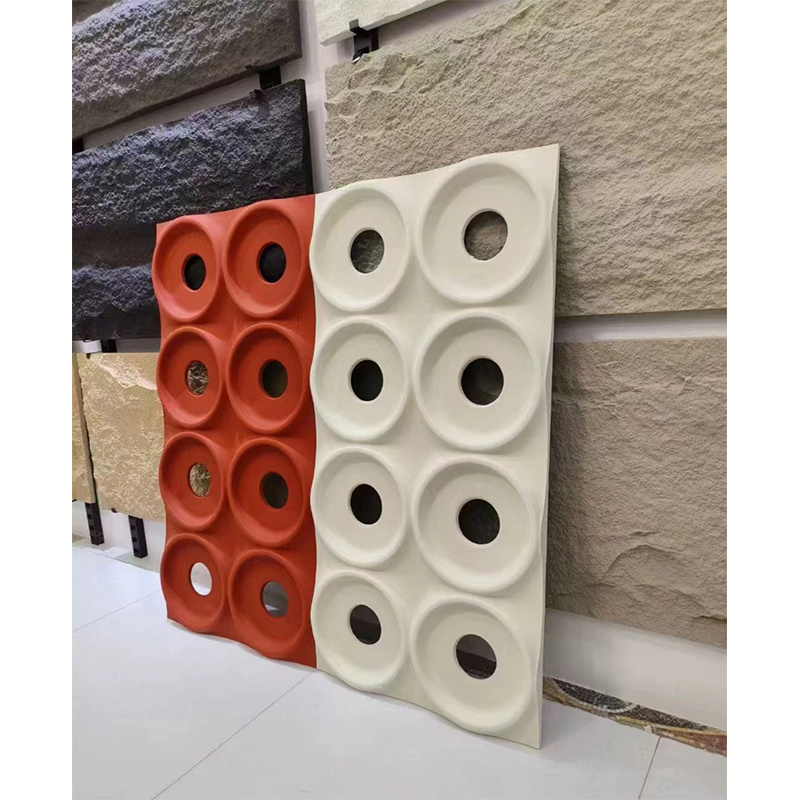 pU wall panel polyurethane panel nine grid wall panel block components  pu hollow brick for partition